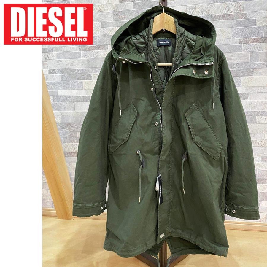 DIESEL ディーゼル モッズコート ミリタリージャケット 3WAY 中綿ライナー付き R-KIIBI メンズ ブランド :ds-jkt-7