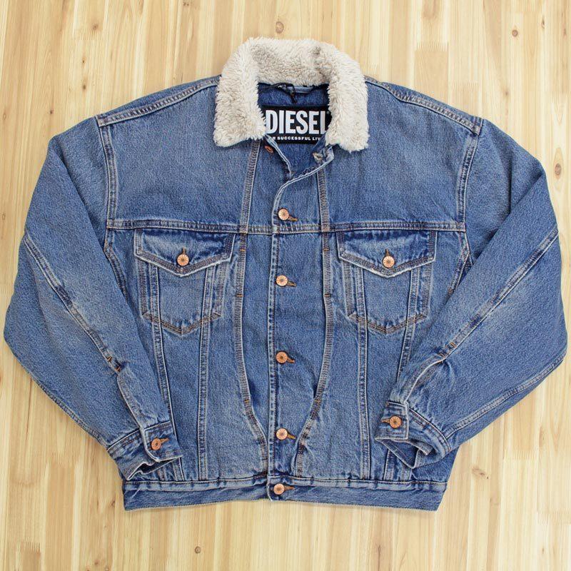 DIESEL ディーゼル メンズ ジャケット デニムジャケット ボア DIESEL ディーゼル メンズ ジャケット デニムジャケット ボア