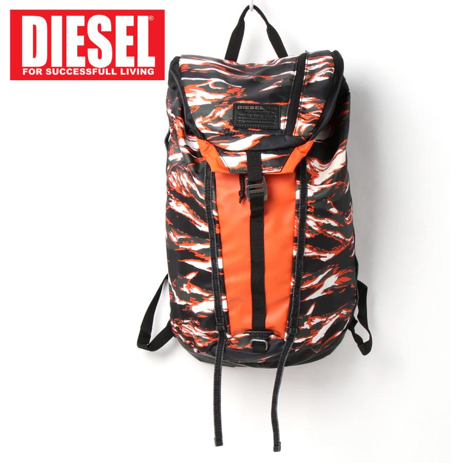 Diesel カモフラ ディーゼル ミリタリー カモフラ ファッション メンズファッション 迷彩 バックパック リュック メンズ Camou Back ブランド