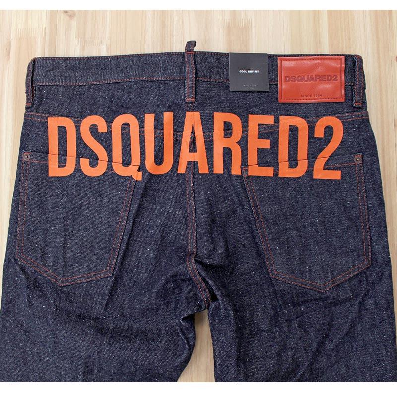 DSQUARED2 ディースクエアード DSQ2 バックロゴボタンフライデニム 