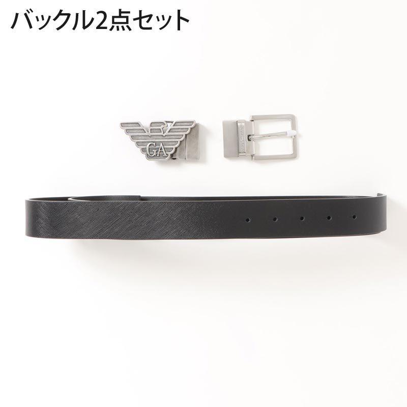 EMPORIO ARMANI エンポリオ アルマーニ リバーシブル レザー W EMPORIO ARMANI エンポリオ アルマーニ リバーシブル レザー W