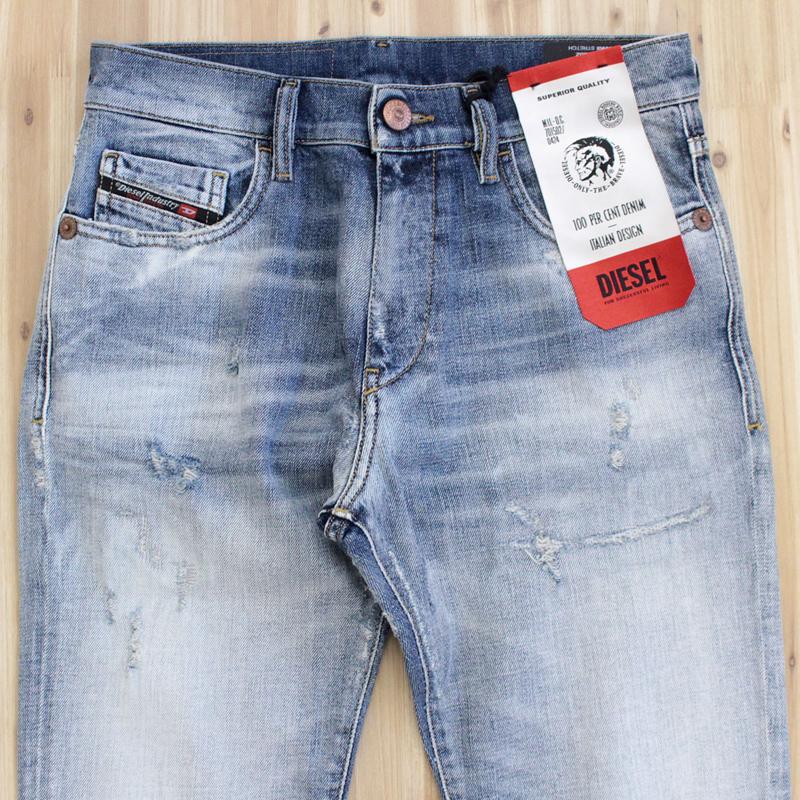 DIESEL ディーゼル メンズ デニム ダメージ ストレッチ ジーンズ DIESEL ディーゼル メンズ デニム ダメージ ストレッチ ジーンズ