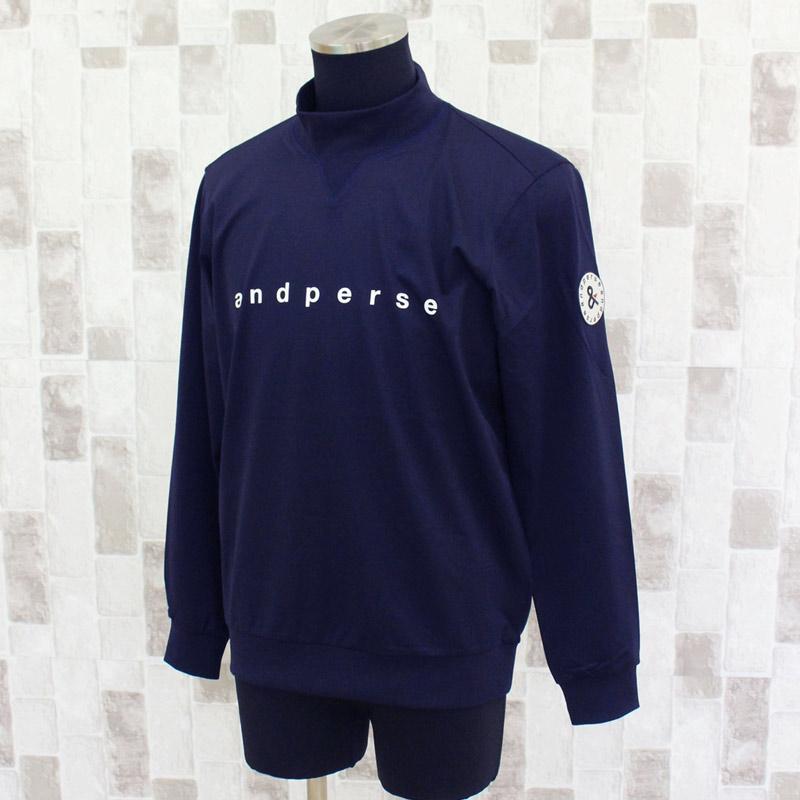 and per se アンパスィ ゴルフウェア メンズ トレーナー モック