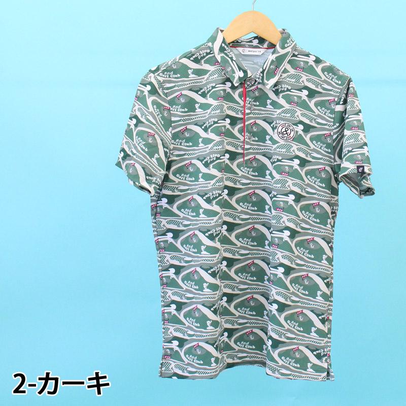 and per se（アンパスィ） ゴルフウェア メンズ ポロシャツ 半袖
