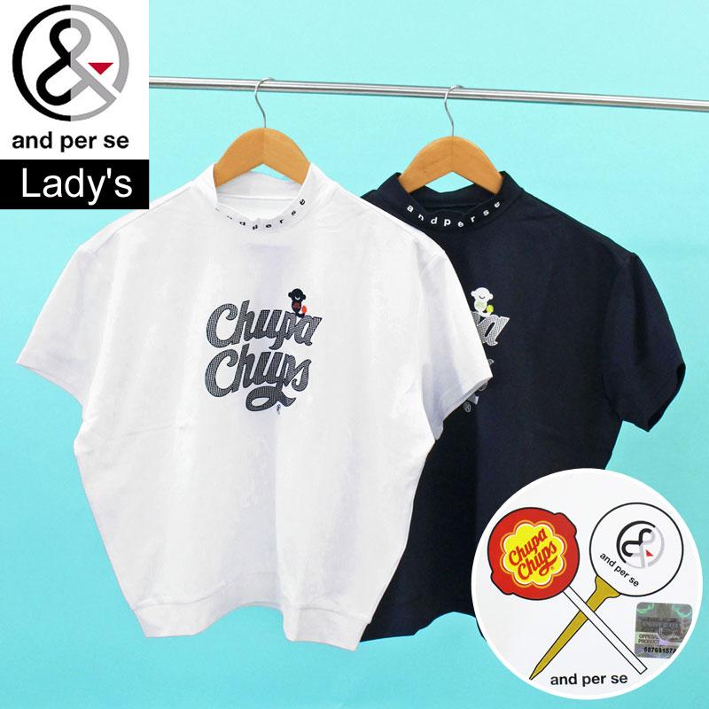 and per se（アンパスィ） ゴルフウェア レディース モックネック