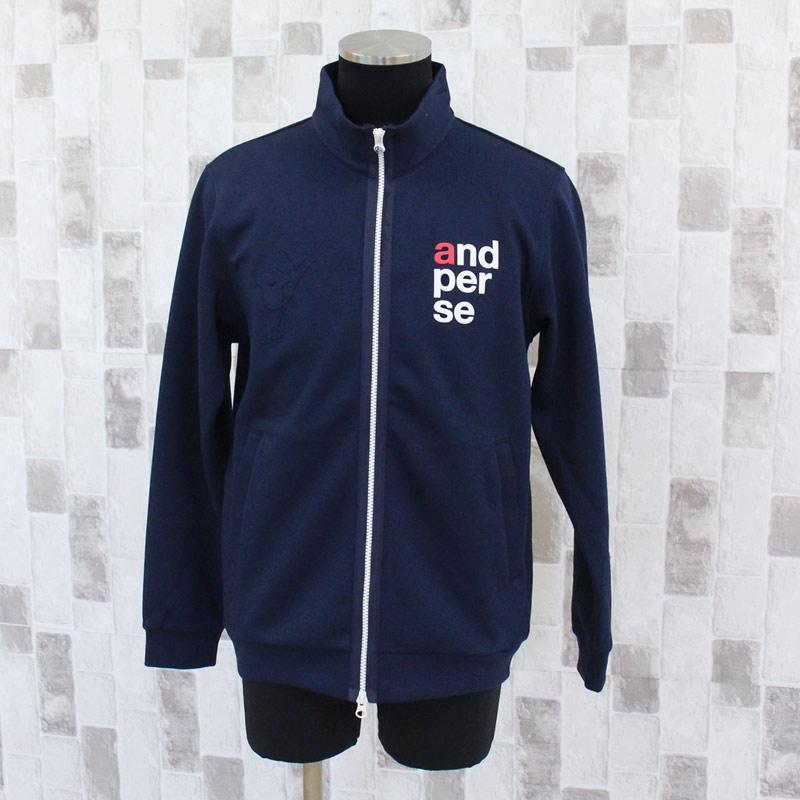 and per se（アンパスィ） ゴルフウェア メンズ スウェットブルゾン