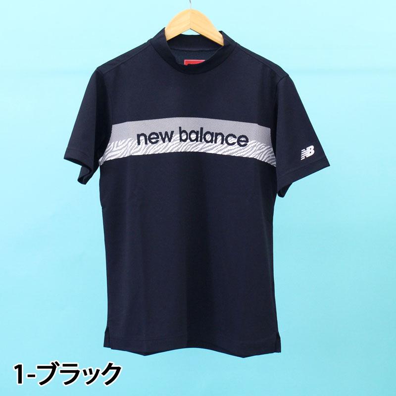 New Balance GOLF ニューバランスゴルフ ゴルフウェア メンズ モックネック トップス 半袖 ロゴ ブランド おしゃれ 春夏_4