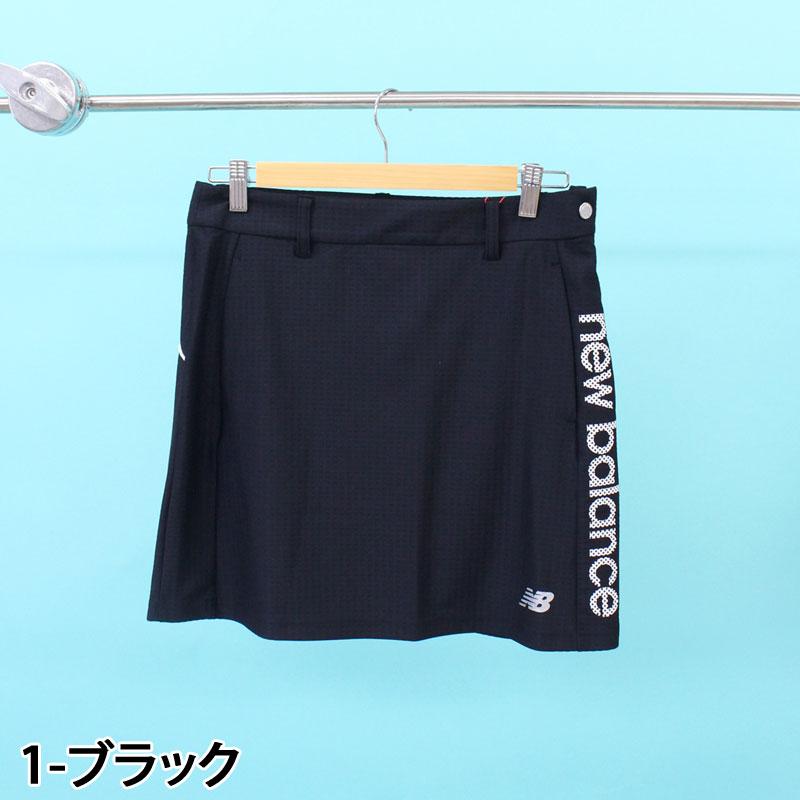 New Balance ゴルフスカート 黒 美品 ロゴ入 New Balance Golf（ニューバランスゴルフ） ゴルフウェア ゴルフ