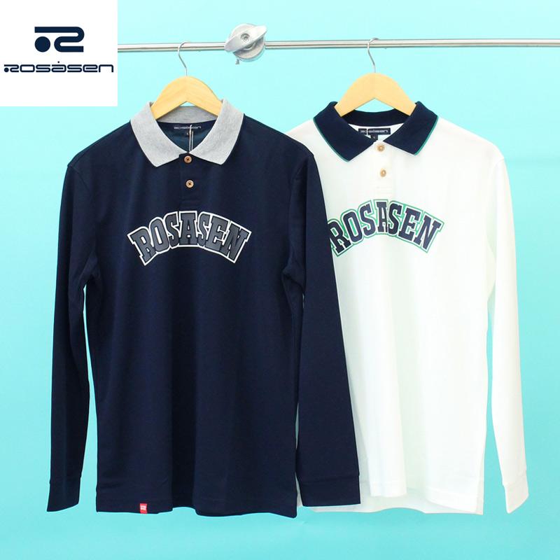 Rosasen（ロサーセン） ゴルフウェア メンズ ポロシャツ 長袖 トップス