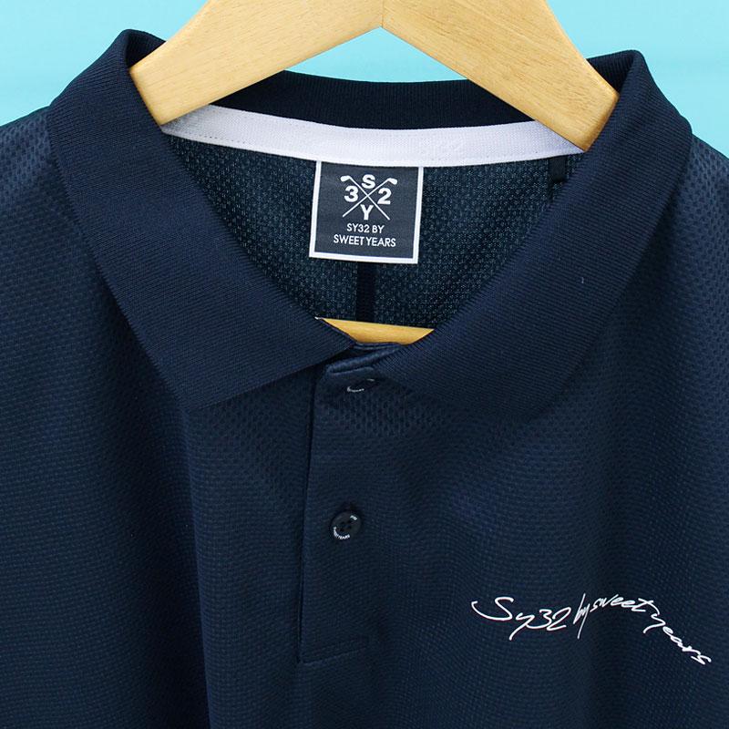 SY32 by SWEET YEARS GOLF ゴルフウェア メンズ ポロシャツ