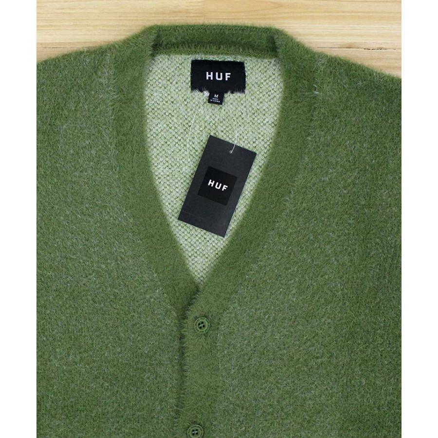 HUF（ハフ） ウルサモヘアカーディガン URSA MOHAIR CARDIGAN 星 