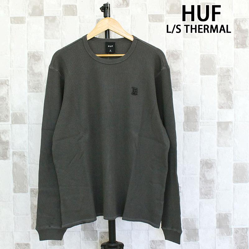 送料無料 HUF ハフ メガブラスト オーバーダイ ロングスリーブ サーマル カットソー MEGABLAST OVERDYED L/S THERMAL KN00564 トップス 長袖 メンズ スケーター ブランド HUF（ハフ） メガブラスト オーバーダイ ロングスリーブ サーマル