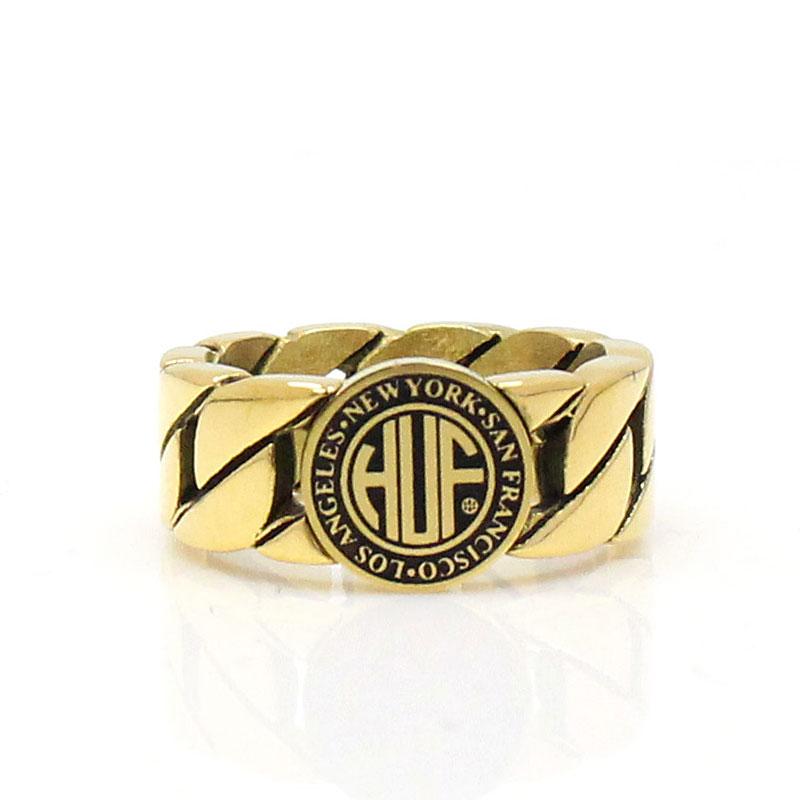 HUF ハフ リージョナルキューバリンクリング 指輪 REGIONAL CUBAN LINK RING AC00986 シルバー ゴールド アクセサリー メンズ 小物 プレゼント ギフト_14