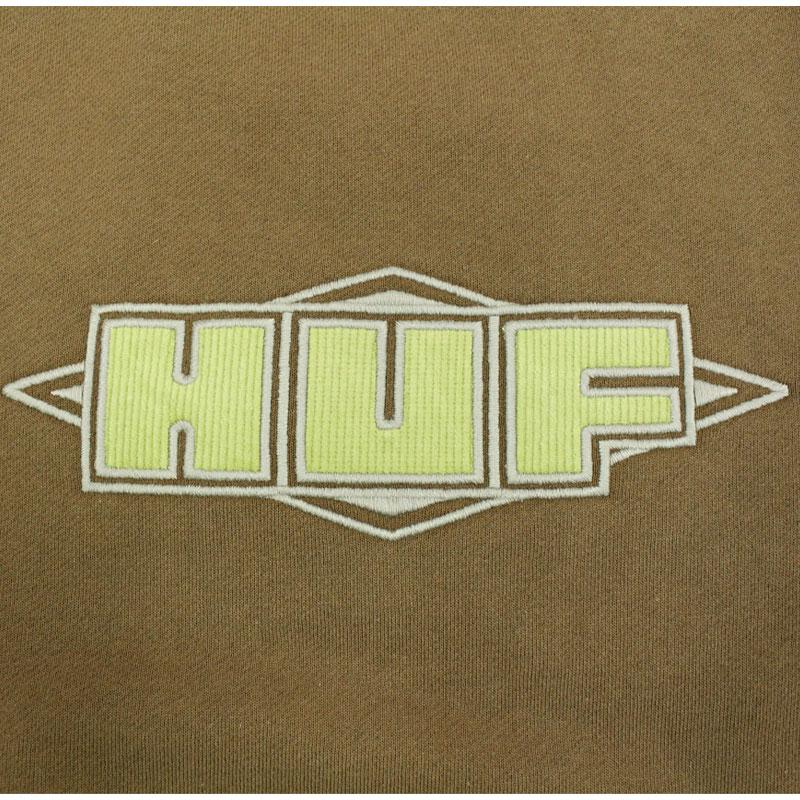 HUF（ハフ） コーデュロイアップリケ クオリティ クルーネック