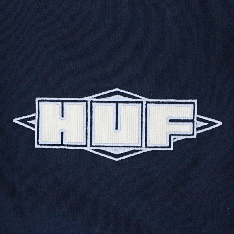 HUF（ハフ） コーデュロイアップリケ クオリティ クルーネック
