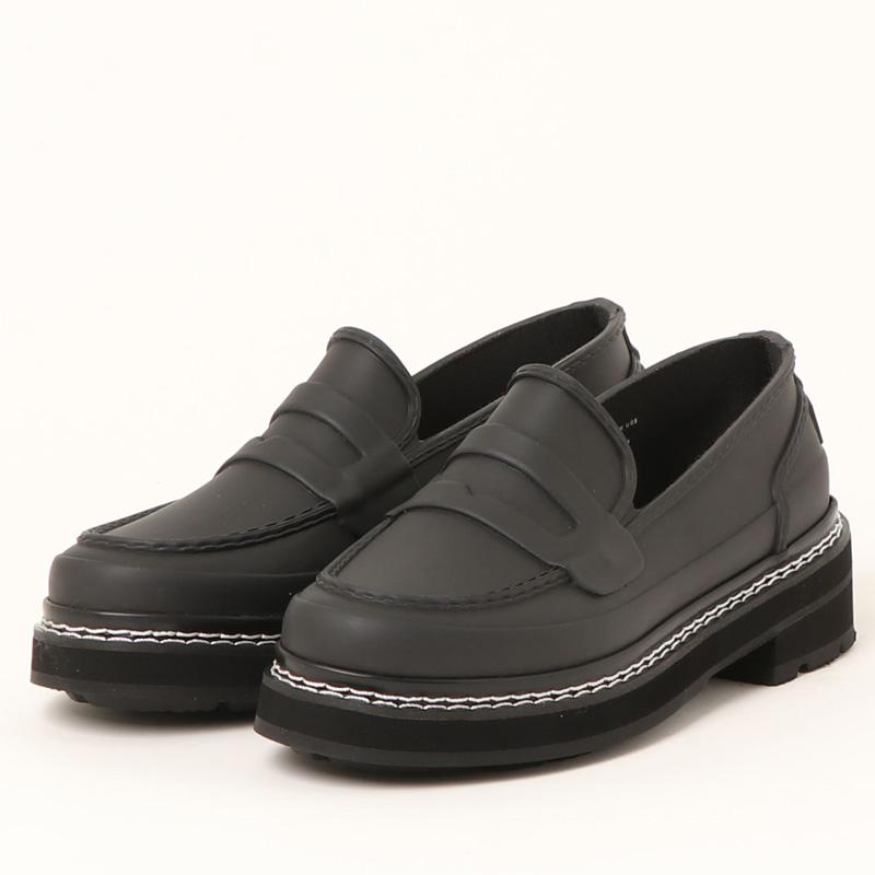 HUNTER ハンター リファインスティッチペニーローファー レインシューズ 靴 WOMENS REF STITCH PENNY LOAFER 晴雨兼用 防水 レディース WFF1089RMA｜topism｜03