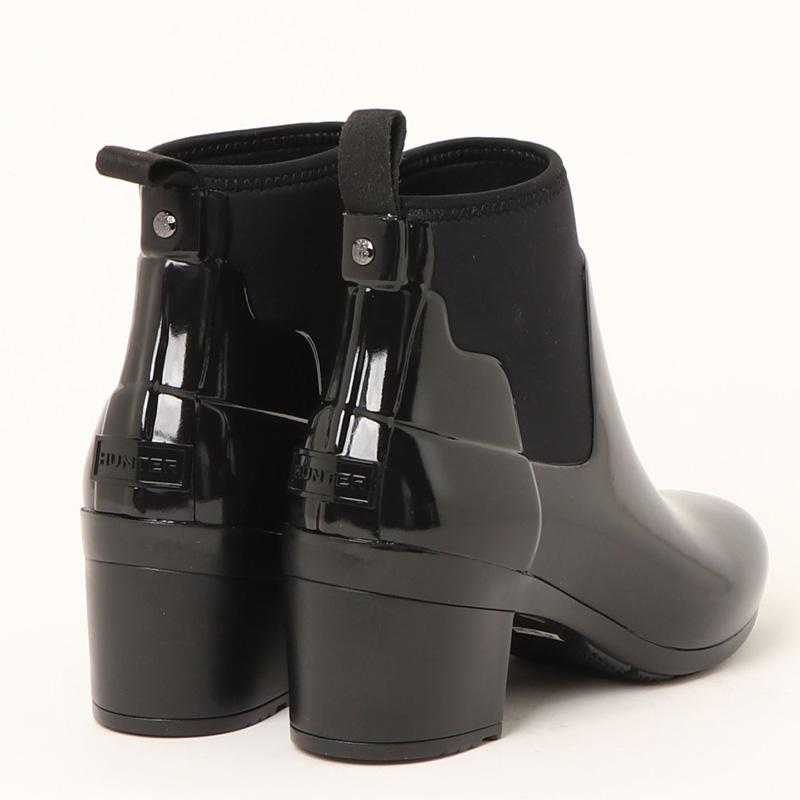 HUNTER（ハンター） リファインド ミッド ヒール グロス レインブーツ