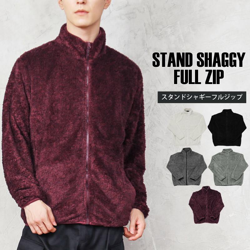 フリースジャケット メンズ ファー シャギーボア ブルゾン アウター コート 無地 チェック柄 スタンドネック フルジップアップ 秋冬 アウトドア トップス Jkt 127 Topism Topism トップイズム メンズ通販 通販 Yahoo ショッピング