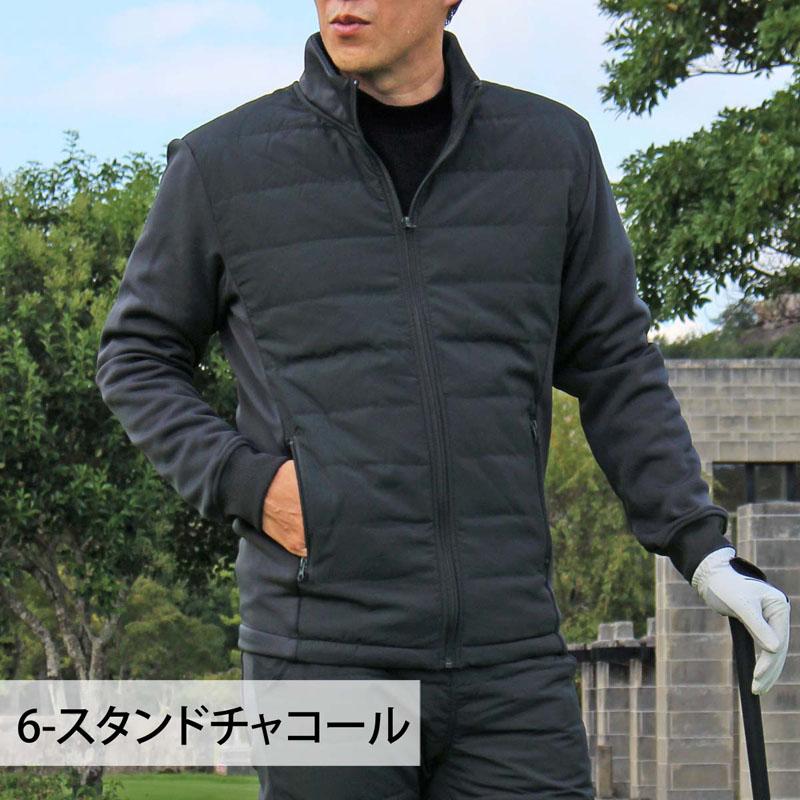 ゴルフジャケット メンズ ダウンジャケット ゴルフウェア 暖か裏
