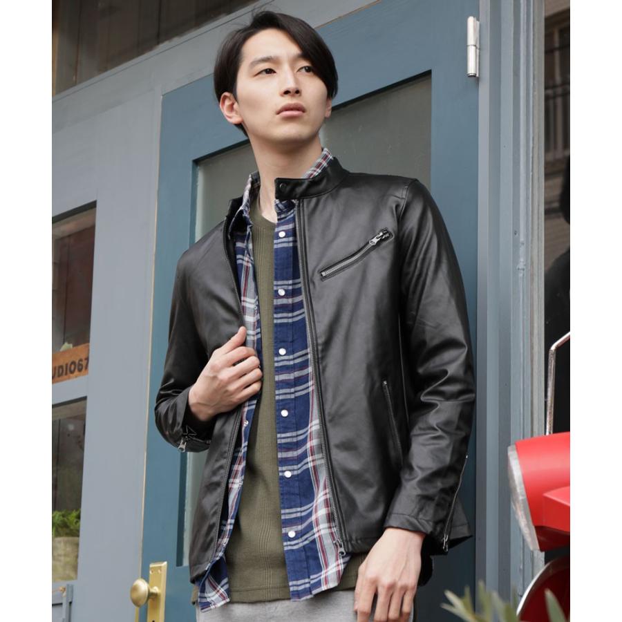 ライダースジャケット メンズ フェイクレザージャケット ダブルライダース シングルライダース ダブル シングル ブルゾン 黒 ブラック Jkt 3topism Topism トップイズム メンズ通販 通販 Yahoo ショッピング