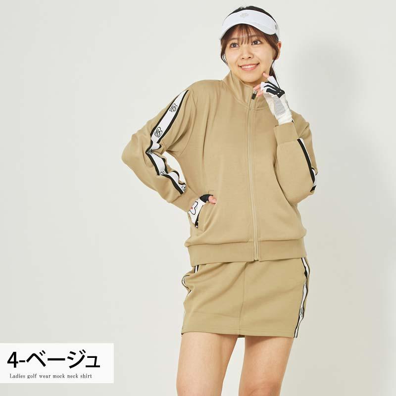 ゴルフウェア レディース 上下セットアップ gs GOLF ジップアップ