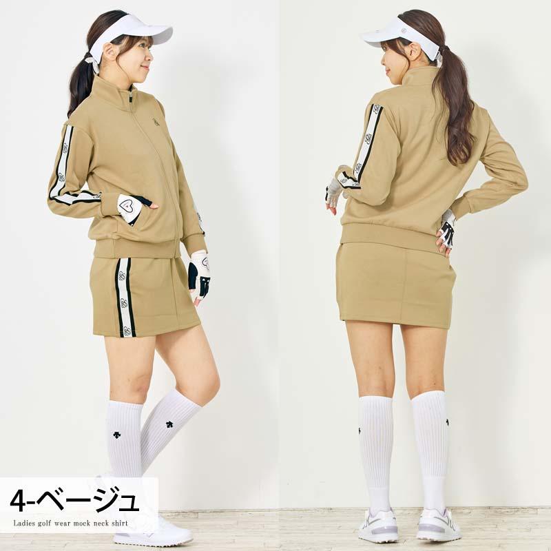 ゴルフウェア レディース 上下セットアップ gs GOLF ジップアップ