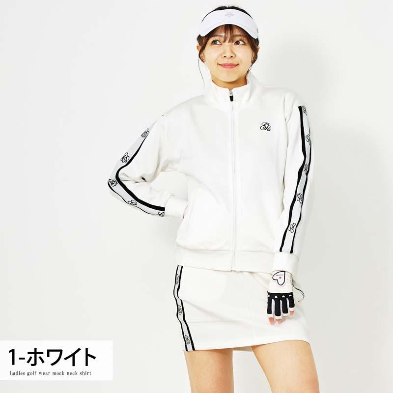 レザレクション　ホワイト上下　レディースゴルフウェア トップイズム TopIsm ゴルフウェア レディース 上下セットアップ gs