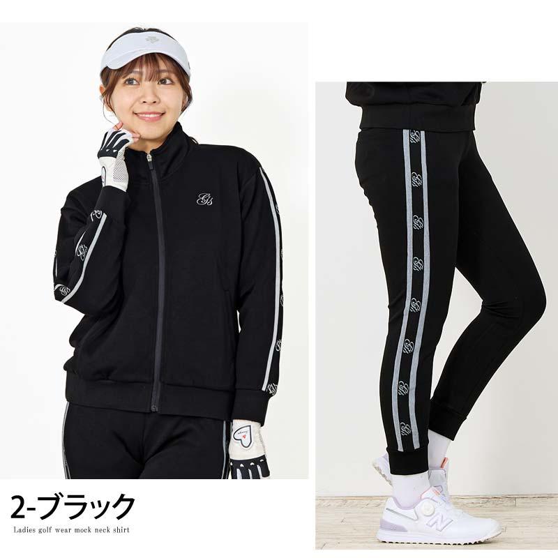 ゴルフウェア レディース 上下セットアップ gs GOLF ジップアップ
