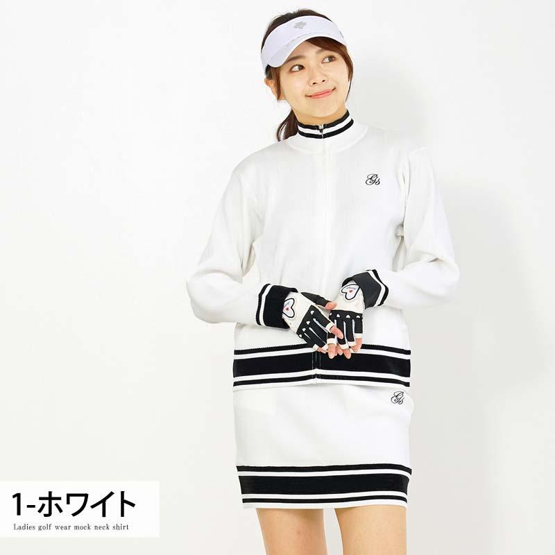 ゴルフウェア レディース 上下セットアップ gs GOLF ジップアップ