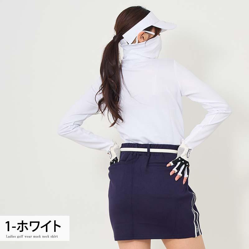 ゴルフウェア レディース モックネック gs GOLF ポロシャツ ハイネック