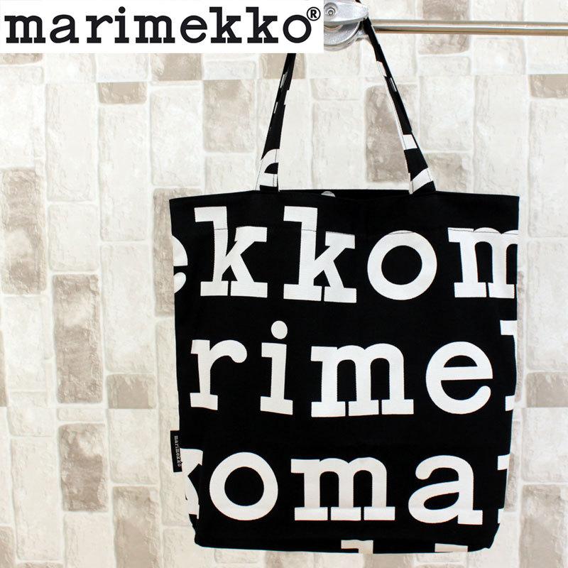 marimekko マリメッコ NOTKO LOGO トートバッグ バッグ エコバッグ カバン コットン  レディース｜topism