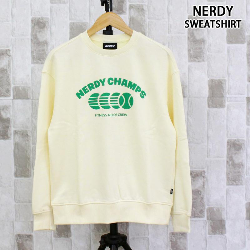 NERDY ノルディ チャンプスウェットシャツ CHAMPS SWEATSHIRT 韓国
