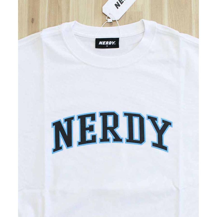 NERDY ノルディ フロントロゴ半袖Tシャツ T-SHIRTST 韓国