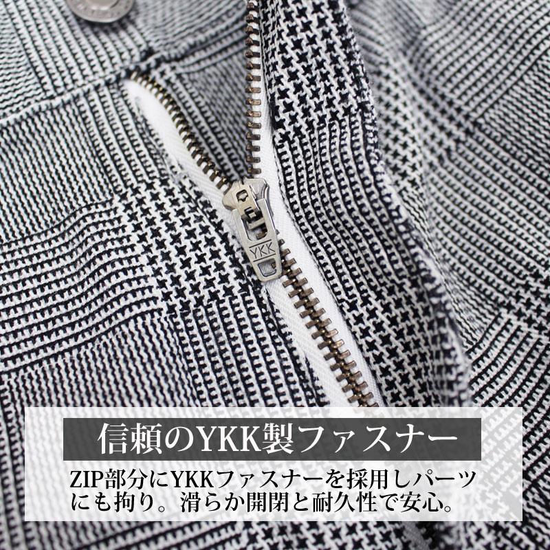 ゴルフパンツ メンズ クロップドパンツ ゴルフウェア チェック柄