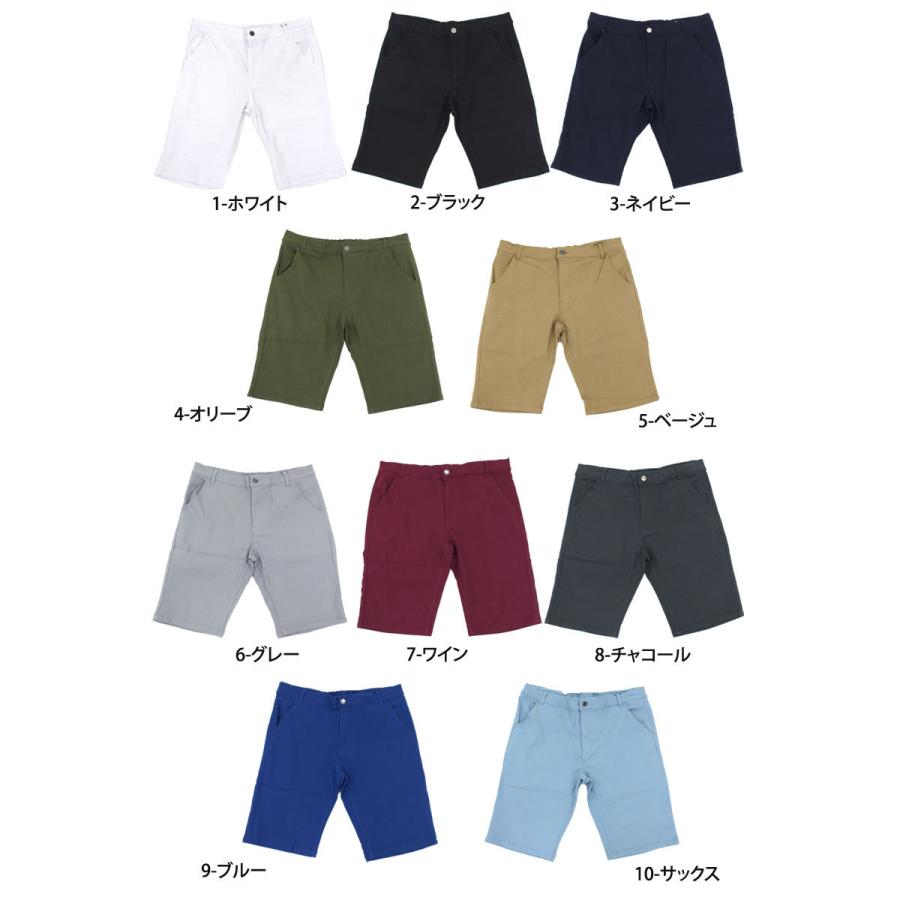 ハーフパンツ ショートパンツ メンズ ストレッチ チノパン 無地 ハーフパンツ ショートパンツ メンズ ストレッチ チノパン 無地