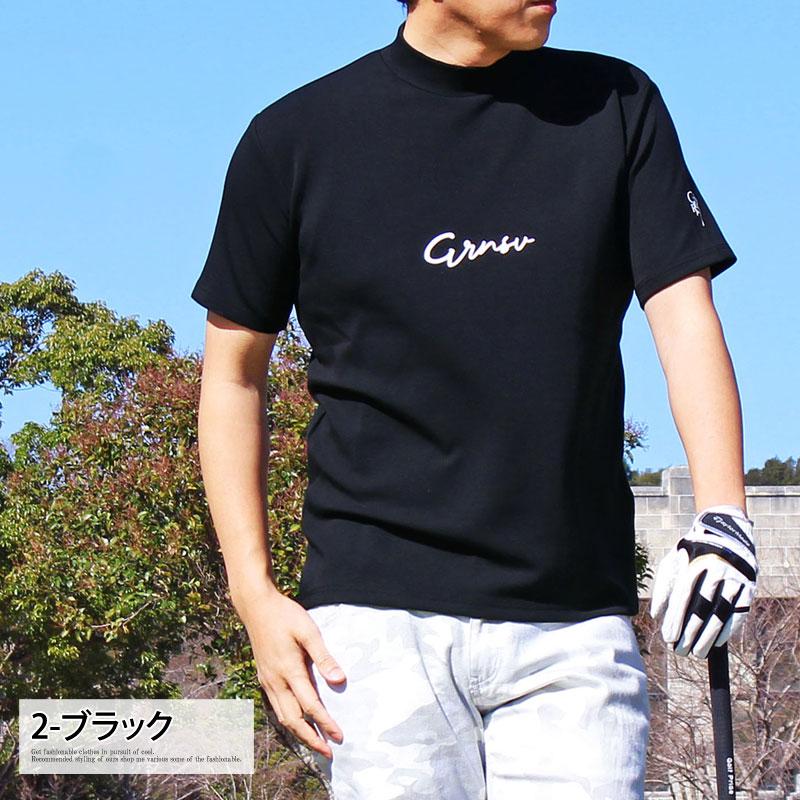 ゴルフウェア モックネックシャツ メンズ GIORNO SEVEN ジョルノセブン
