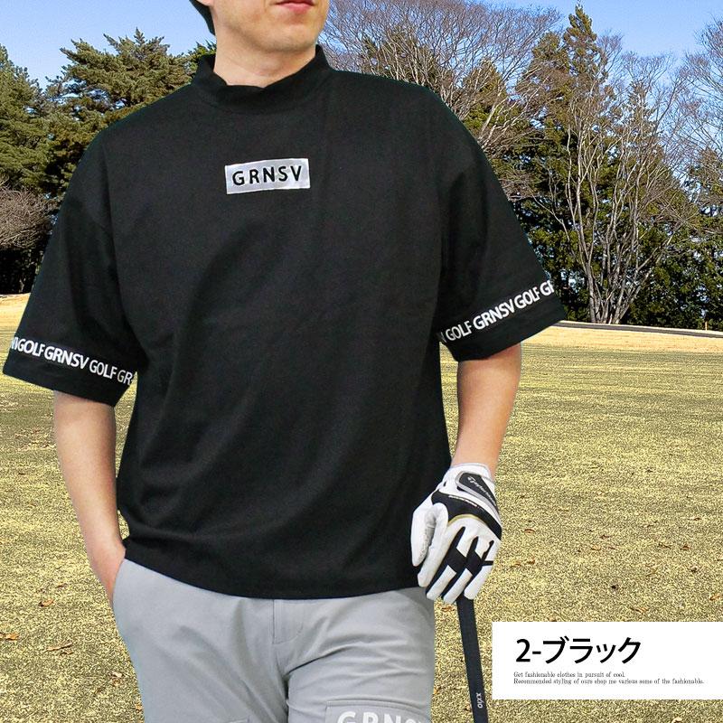 ゴルフウェア モックネックシャツ メンズ GIORNO SEVEN ジョルノセブン