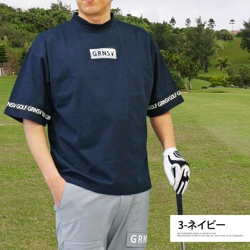 ゴルフウェア モックネックシャツ メンズ GIORNO SEVEN ジョルノセブン