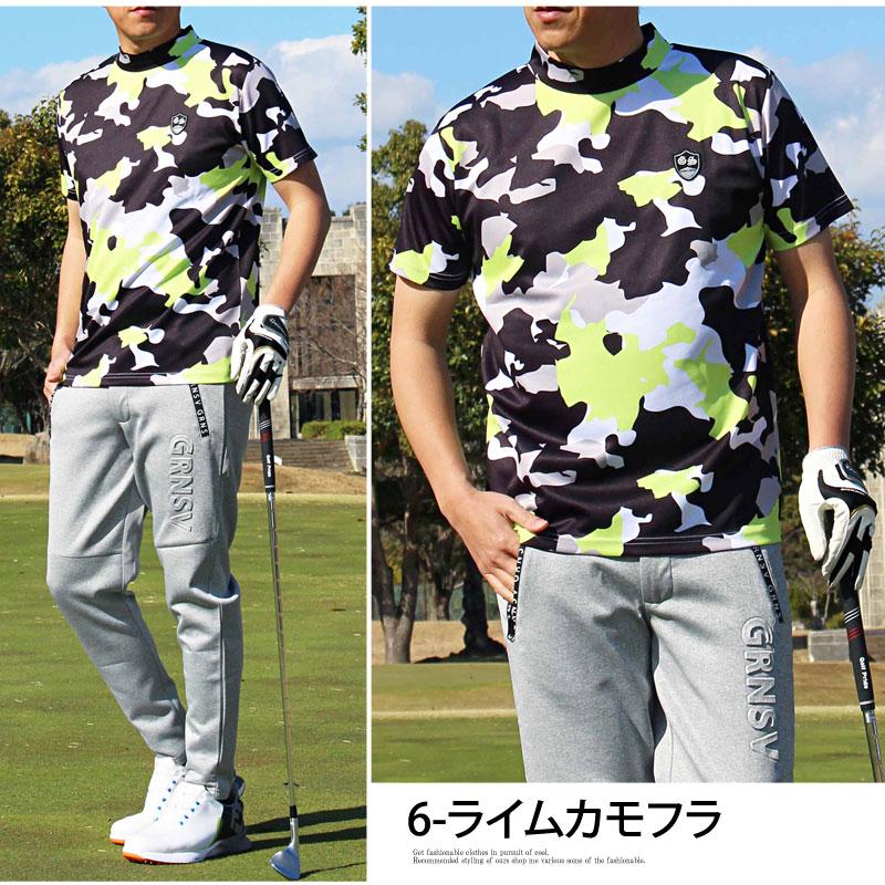 ゴルフウェア モックネックシャツ メンズ GIORNO SEVEN ジョルノセブン