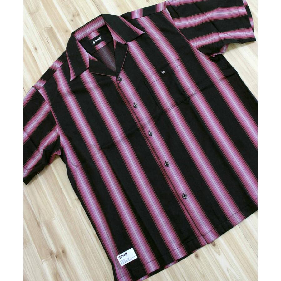 Schott N.Y.C（ショット） Schott STRIPE SS SHIRT ストライプ 半袖