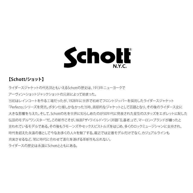 Schott N.Y.C（ショット） Schott HOODED SWEAT FIRE SCRIPT ファイア