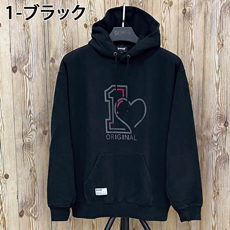 Schott N.Y.C（ショット） Schott メンズ ORIGINAL HEART HOODED SWEAT