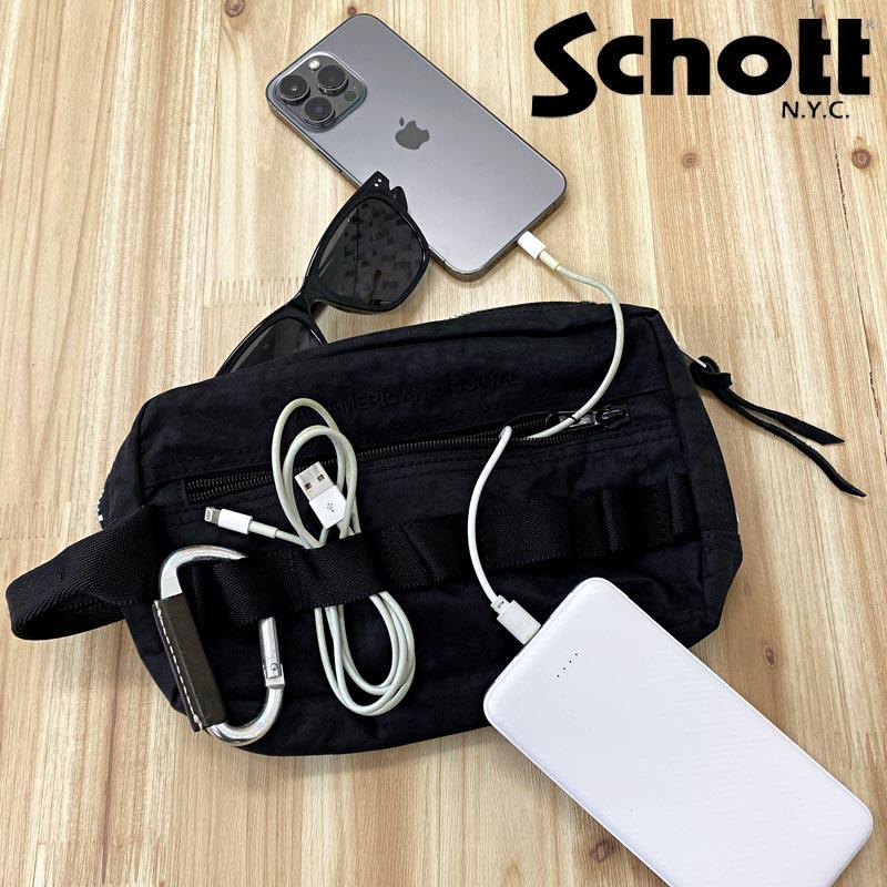 Schott N.Y.C（ショット） Schott UTILITY ZIP POUCH/ユーティリティ