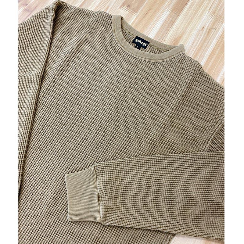 Schott N.Y.C（ショット） Schott メンズ THERMAL PIGMENT OD T-SHIRT