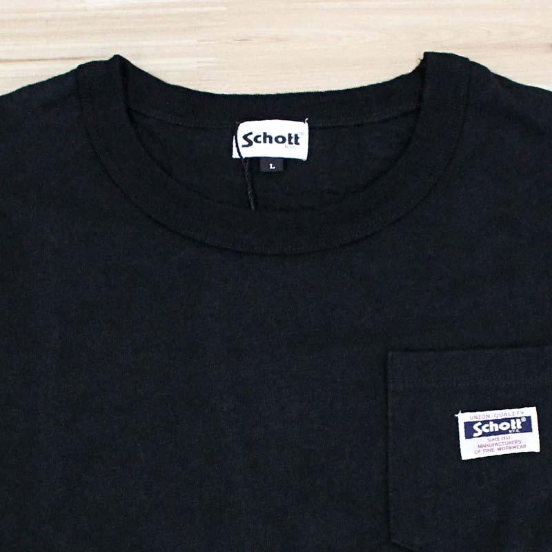 Schott N.Y.C（ショット） Schott WORK LABEL POCKET T-SHIRT 半袖T