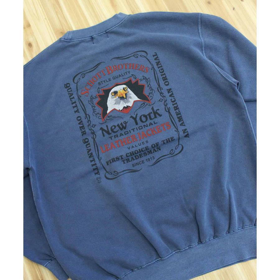 Schott N.Y.C（ショット） Schott PIGMENT EAGLE CREW SWEAT 782