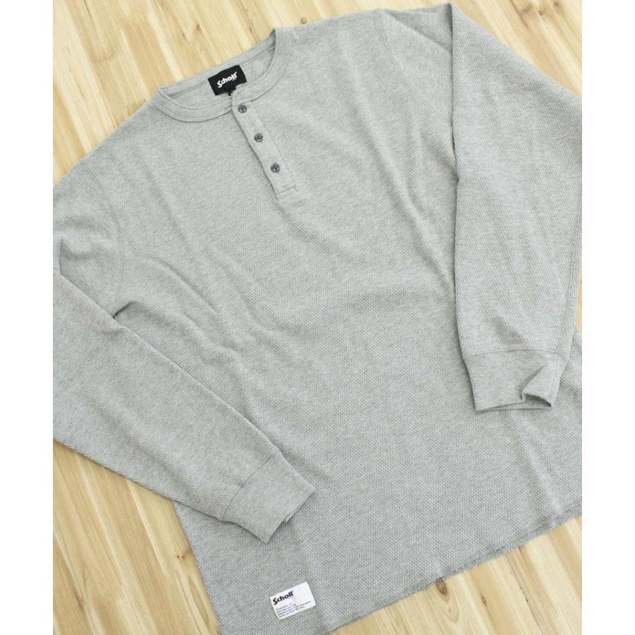 Schott N.Y.C（ショット） Schott HONEYCOMB WAFFLE HENRY NACK T