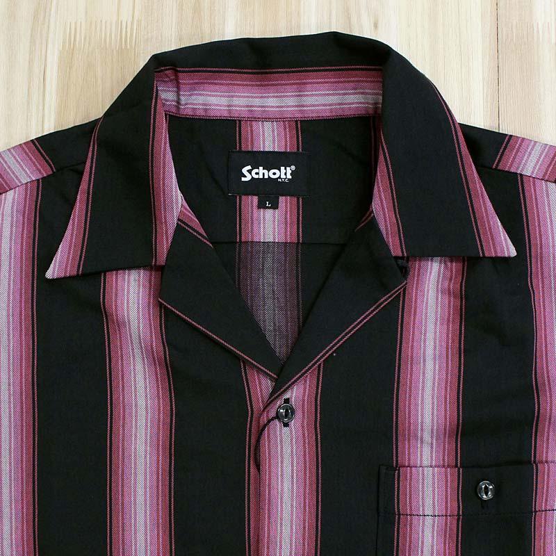 Schott N.Y.C（ショット） Schott STRIPE SHIRT 782-6120002