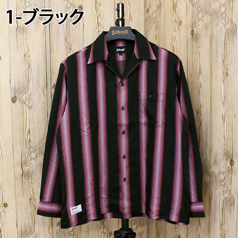 Schott N.Y.C（ショット） Schott STRIPE SHIRT 782-6120002