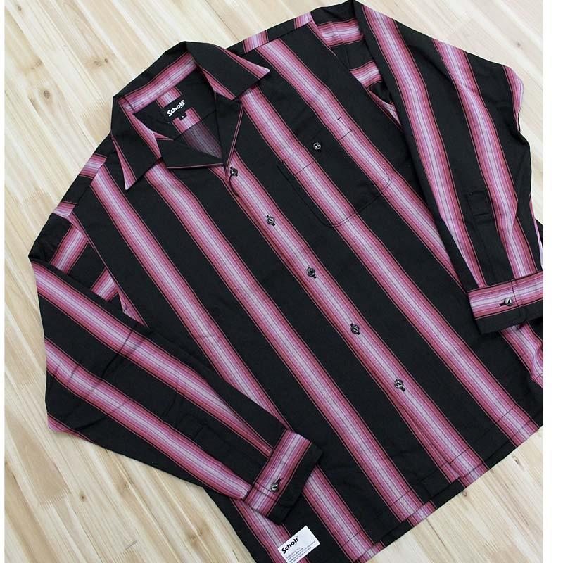 Schott N.Y.C（ショット） Schott STRIPE SHIRT 782-6120002